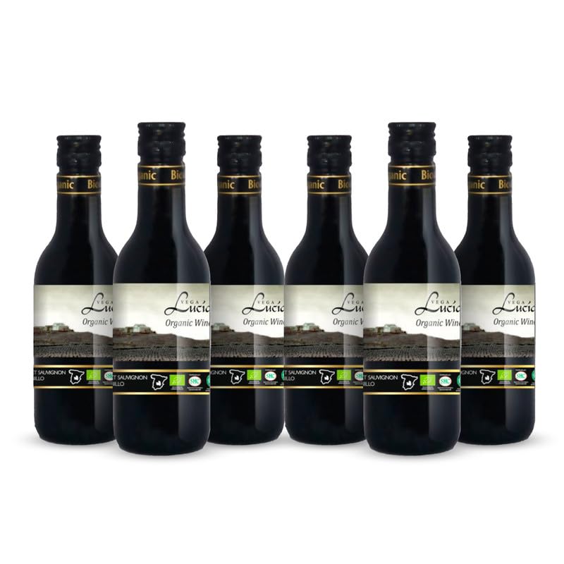 EHD - Vega Lucía - Gran Selección - 18,75 cl - Pack 6 Botellas - Vino Tinto Crianza - Tempranillo y Garnacha - Aroma a Frutos Rojos