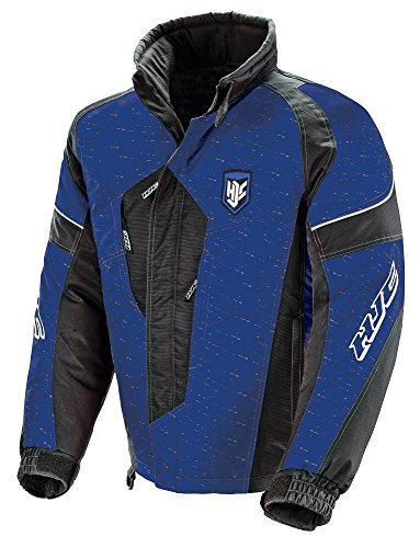 HJC Storm Men's Snow Jacket (Blue/Black, Medium)