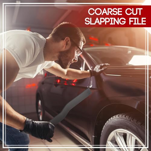 Image of Lasnten Slapping File Coarse Cut Shrinking Metal Smoothing Bodywork Tools Auto Body Hammer for Smoothing and Alignment Files Tools for Metal Auto Dent Repair Slapper