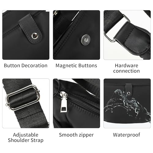 Image of NOTAG Nylon Crossbody Bags for Women Waterproof Shoulder Handbag