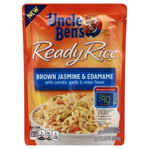 Amazon.com : Uncle Ben's Ready Rice Brown Jasmine Edamame, 8.5 oz ...