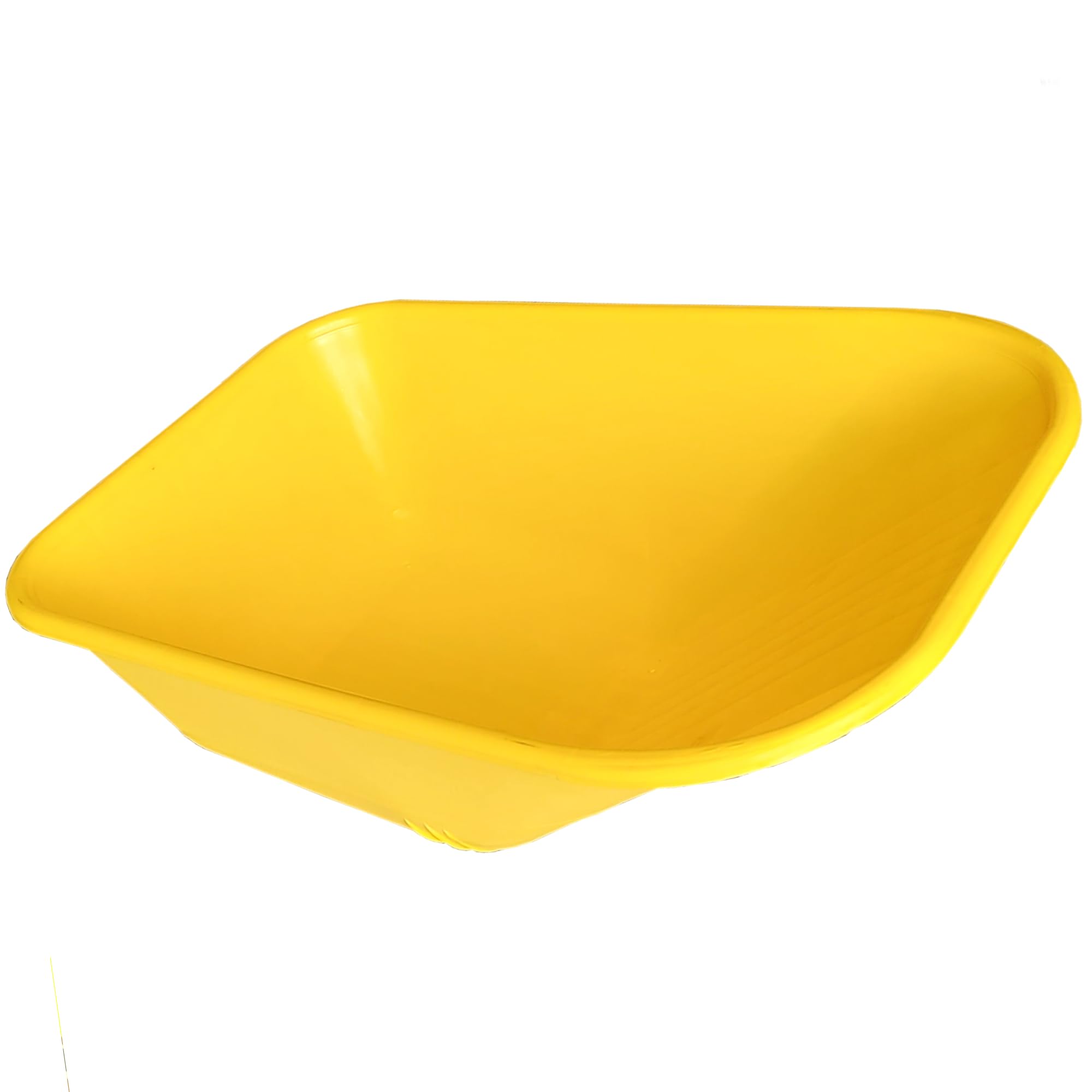 Ketobarrow Yellow Wheelbarrow Tray Replacement Wheelbarrow Body Pan - 110L Capacity - Undrilled - Universal Fit - Barrow Body (Yellow), Kb-Wheelbarrow-Body-P-110L