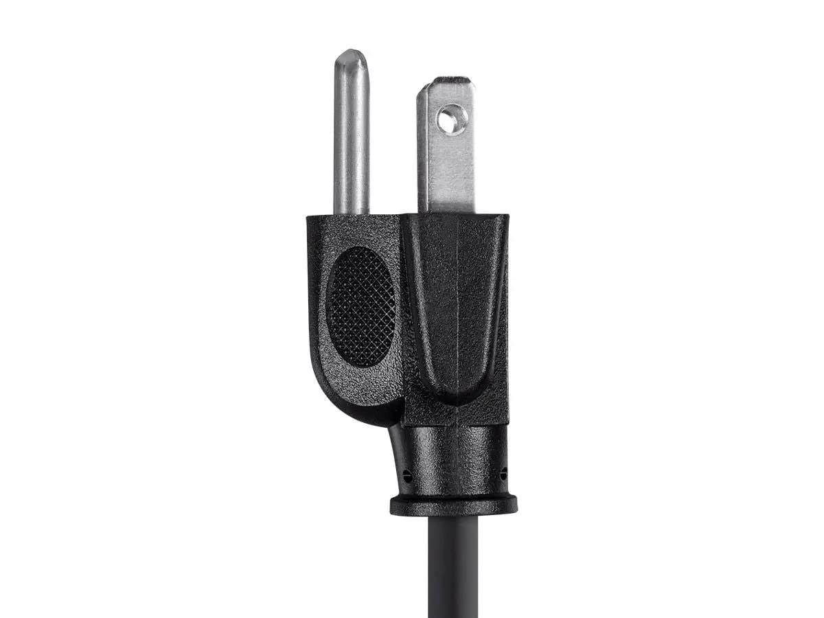 Monoprice 3-Prong Power Cord - 6 Feet - Black (6-Pack) NEMA 5-15P to IEC 60320 C13, 14AWG, 15A, Works with Most Pcs, Monitors, Scanners, and Printers