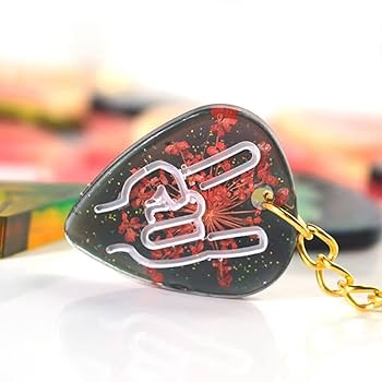 Amazon.co.jp: Mkphargin 3Pcsギターピックレジンモールドギター