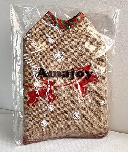 Amajoy Merry Christmas Tree Skirt White Snowflake Burlap Tree Skirt For Xmas Decor Home Decorative Tree Skirt With Inspirational Messages Imprinted Festive Holiday Decoration, 30 Inch In Diameter #TOP4