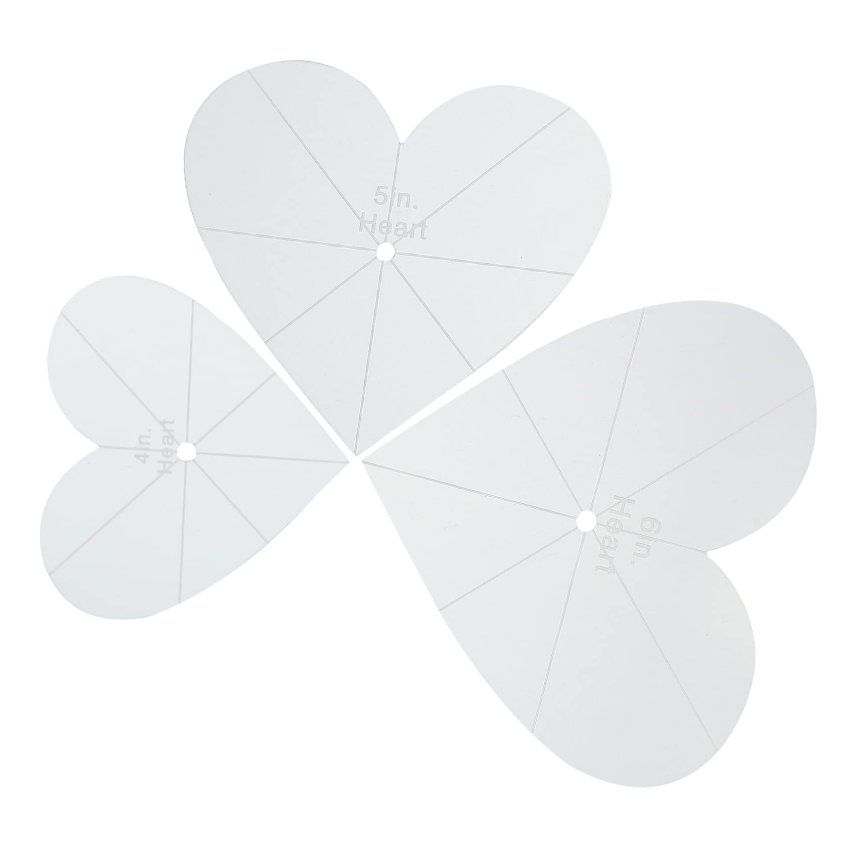 ORIGACH Acryl Quilt Lineal Set - 2 Dreiecks Lineale Für Patchwork Und Nähen