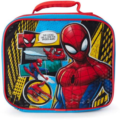 Fast Forward Spiderman Kids Lunch Box - Insulated Lunch Bag Lunch Box Kids Girls Boys School Preschool Elementary Picnic, Size One Size, Spiderman...