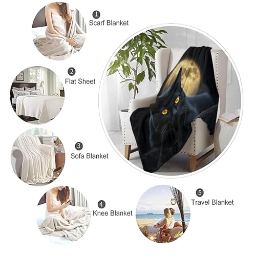 Couverture plaid polaire microfibre lit 180x200 chaude douce chat - 8