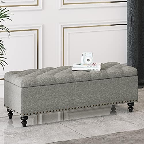 Buy HUIMO Ottoman with Storage, 51inch Storage Ottoman Bench with