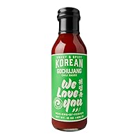 Vista 5 de We Love You - Salsa coreana Bulgogi BBQ y adobo, 15 onzas