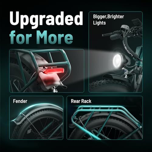 Image of Jasion EB5 MAX /Ultra Electric Bike for Adults with 2000W /2500W Peak Motor, 48V 15Ah (720Wh) /52V 20Ah Battery Electric Mountain Bike, 26'' x 4'' Fat Tire Ebike, 28+MPH Speed, Cruise Control