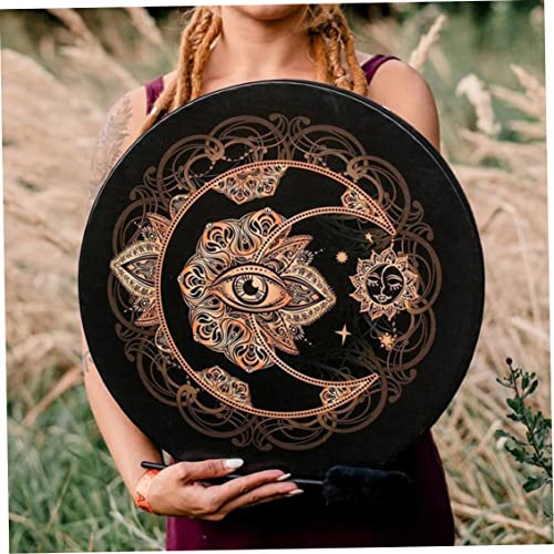 Eioflia Shamanic Drum Shamanic Alchemy Moon Drum Sound Healing Tool Shamanic Hand Drum Alchemical Moon Drum For Party Music Supplies #TOP4