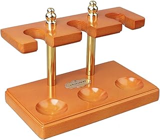 パイプスタンド 木製パイプタバコスタンド ユニバーサルタバコパイプラック 垂直 3/4/5本のタバコパイプ用 取り外し可能 パイプラック ディスプレイスタンド デスクトップ装飾用 喫煙者またはコレクター 安全で実用的 タバコ パイプサポート (3本,B)