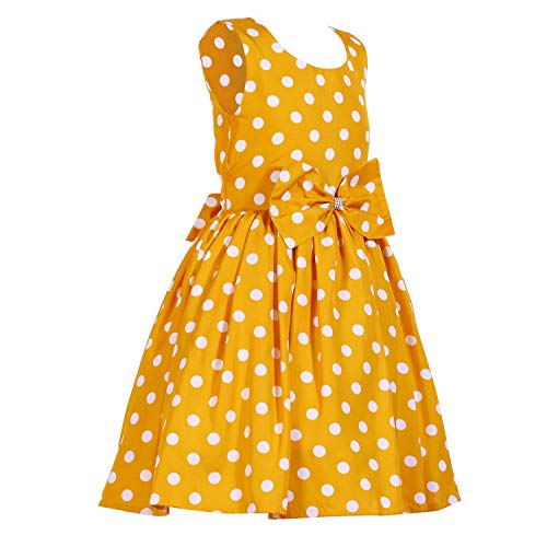 Image of Casual Frock for Baby Girls,Blue Printed and Olive Printed,Pack of 2