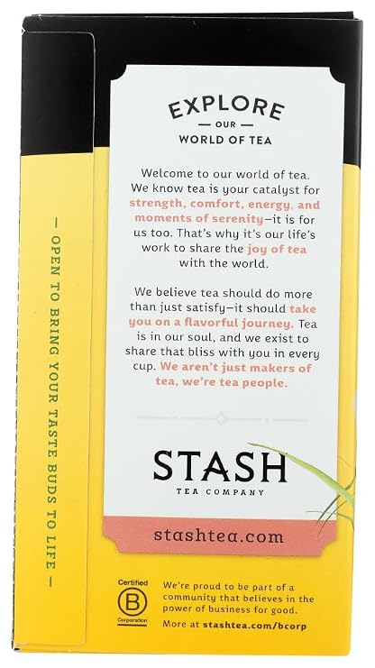 Stash Tea Lemon Ginger Tea 6x each 20 CT
