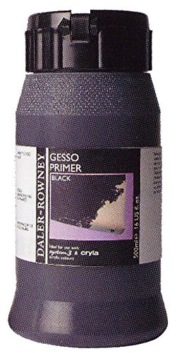 Daler Rowney Artists Gesso Primer 250 ml, Black
