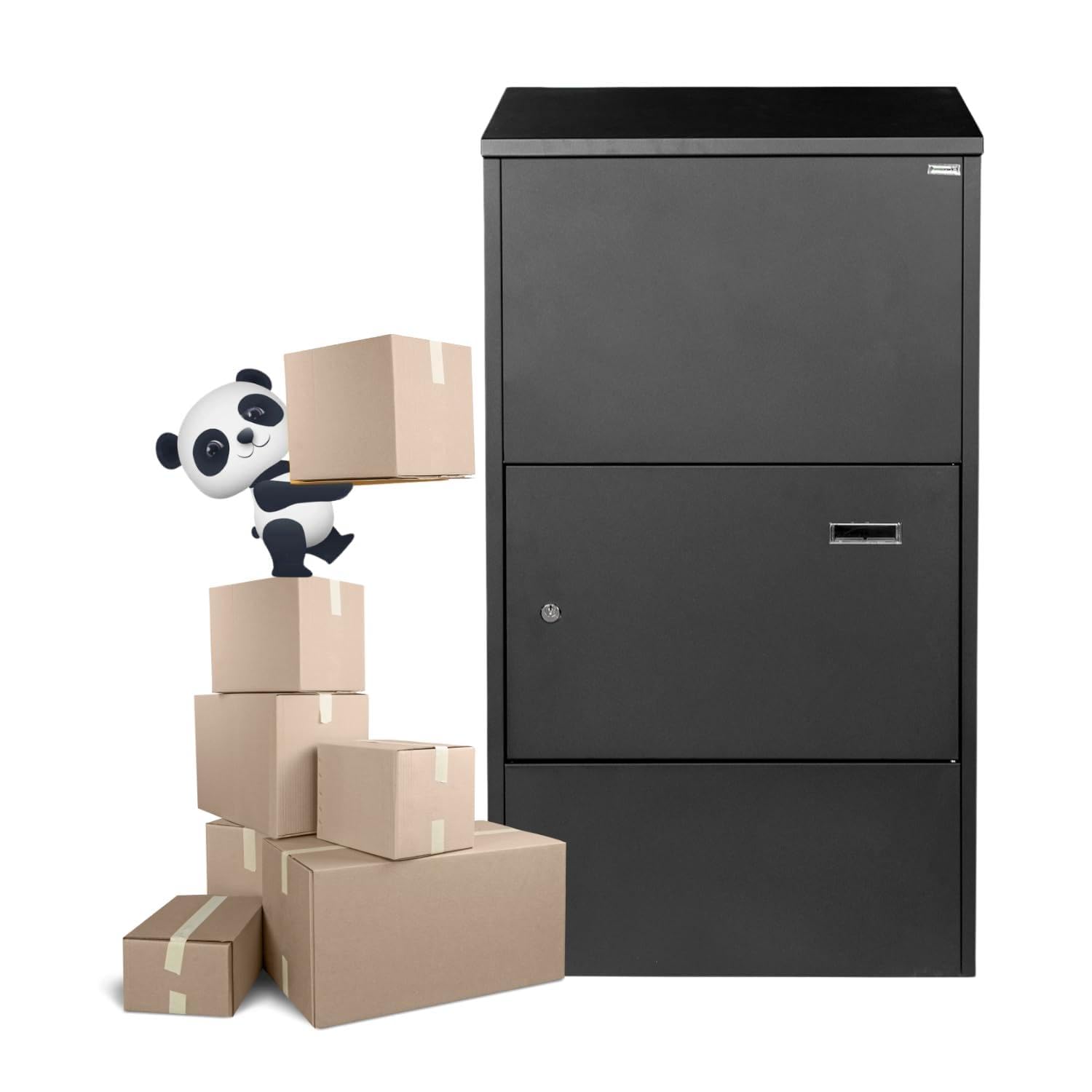 Maxi - Paketbriefkasten - Briefkasten - Paketbox - XXXL - 5* Zylinderschloss - Extra Groß