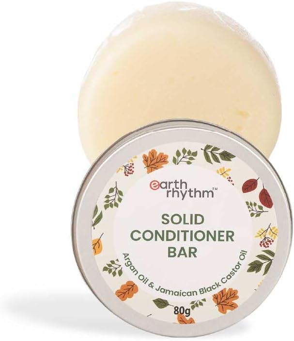 Solid Conditioner Bar – Argan & Black Castor, Deep Conditioning + Frizz Control, No Parabens & Sulphates