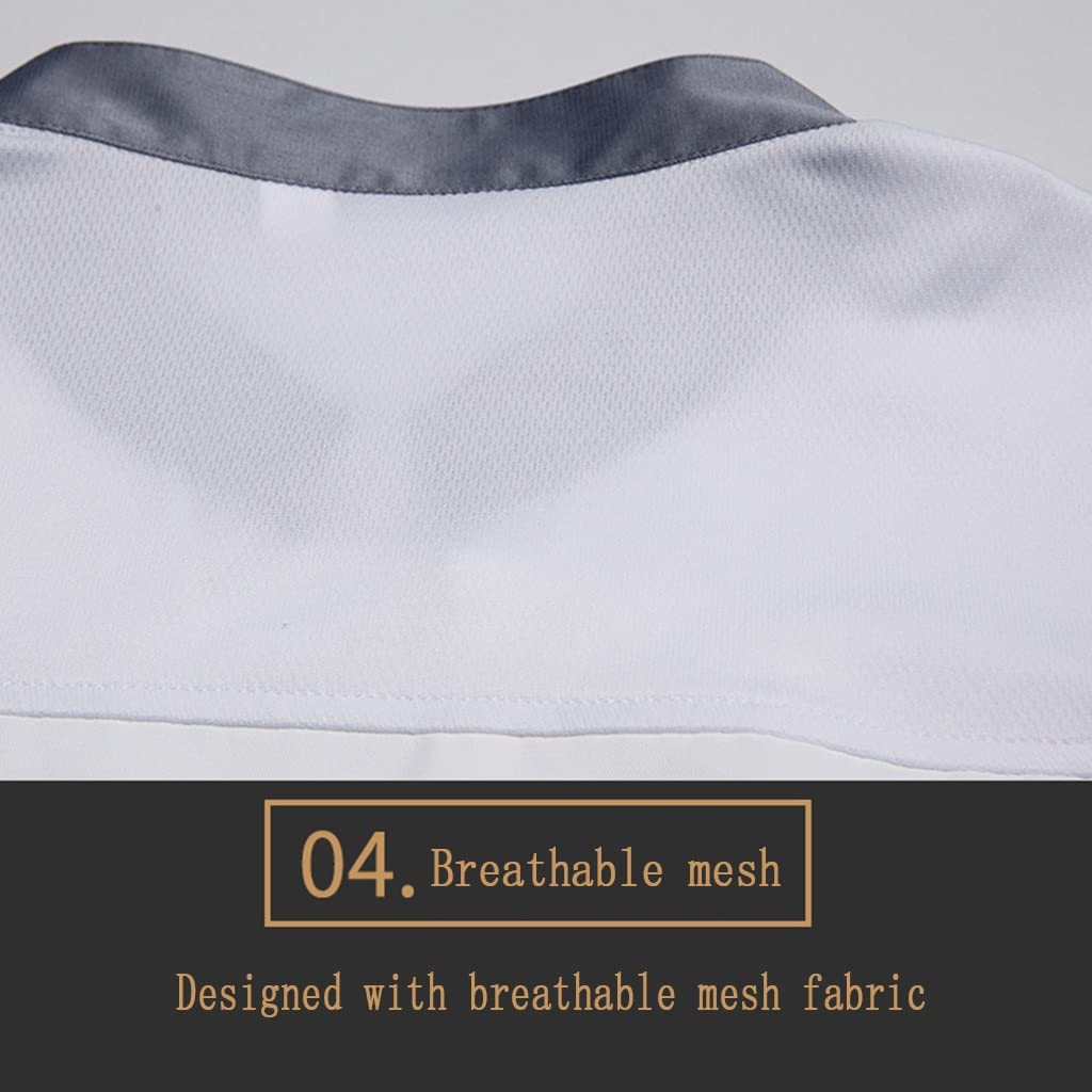 La Chaqueta Personalizada Uniforme del Cocinero de la Capa del Cocinero de la Ropa del Cocinero para los Hombres se refresca con la Malla Respirable