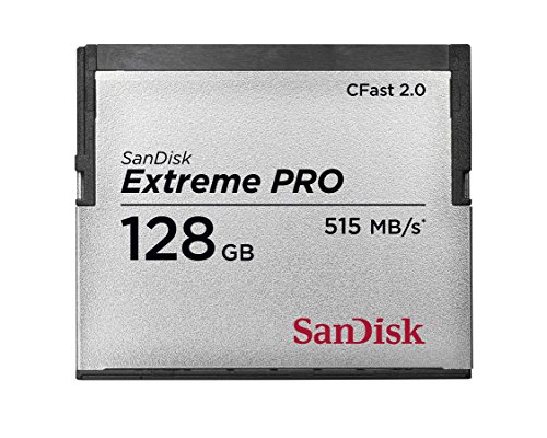 SanDisk Extreme PRO 128 GB CFast 2.0 Speicherkarte bis zu 515 MB/Sek