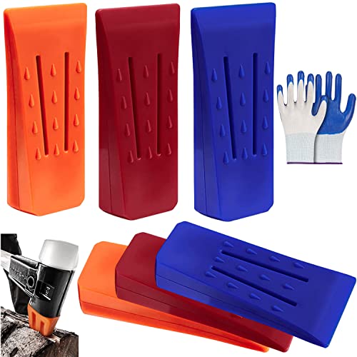 7 Pièces Coin Abattage 6 Pouces,Coins D'Abattage D'Arbres,Coin Dabattage Plastique,Coin d'abattage,Cale Dabattage pour Tronçonneuse,Coins d'abattage en Plastique,Cales d’abattage