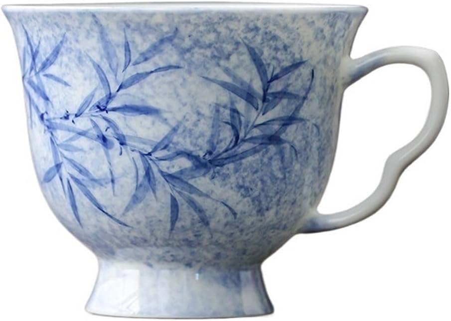 GSOUL Kungfu Tea cup Ceramic Hand-painted Tea Cup Exquisite Coffee With Tray Leisure Study Chinese Office Small Tea Cups