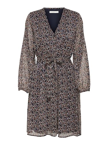 ONLY Damen Onlcera 3/4 Short Dress Wvn Noos Kleid, Night Sky, L