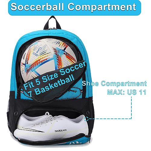 image for Hsmihair Soccer Bag-Soccer Backpack&Backpack for&Football Volleyball& 