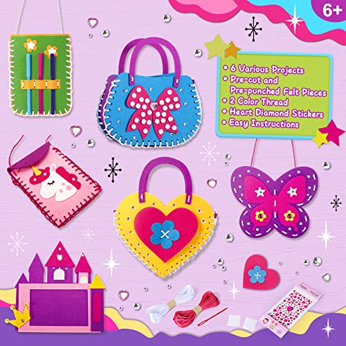 Toylink-First-Sewing-Kit-for-Kids-Beginners-Arts-Crafts-for-Girls-Ages-4-5-6-7-8-Learn-to-Sew-Unicorn-Purse-Bags-Picture-Frame-Pen-Holder-DIY-Felt-Craft-Kits-Toddler-Gifts Toylink-First-Sewing-Kit-for-Kids-Beginners-Arts-Crafts-for-Girls-Ages-4-5-6-7-8-Learn-to-Sew-Unicorn-Purse-Bags-Picture-Frame-Pen-Holder-DIY-Felt-Craft-Kits-Toddler-Gifts