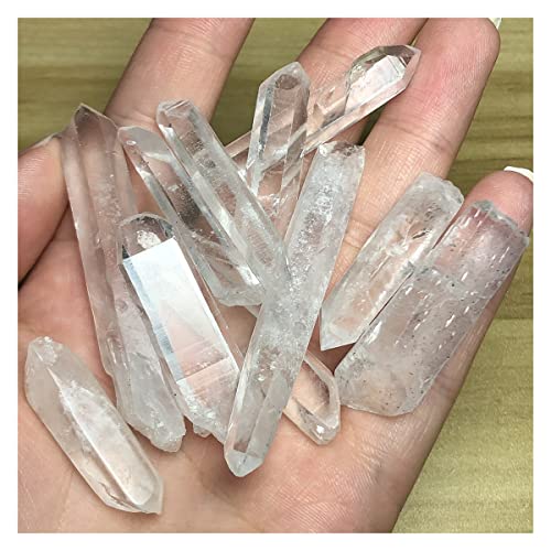 Punta de cuarzo transparente natural de 1 kg para decoración del hogar 2