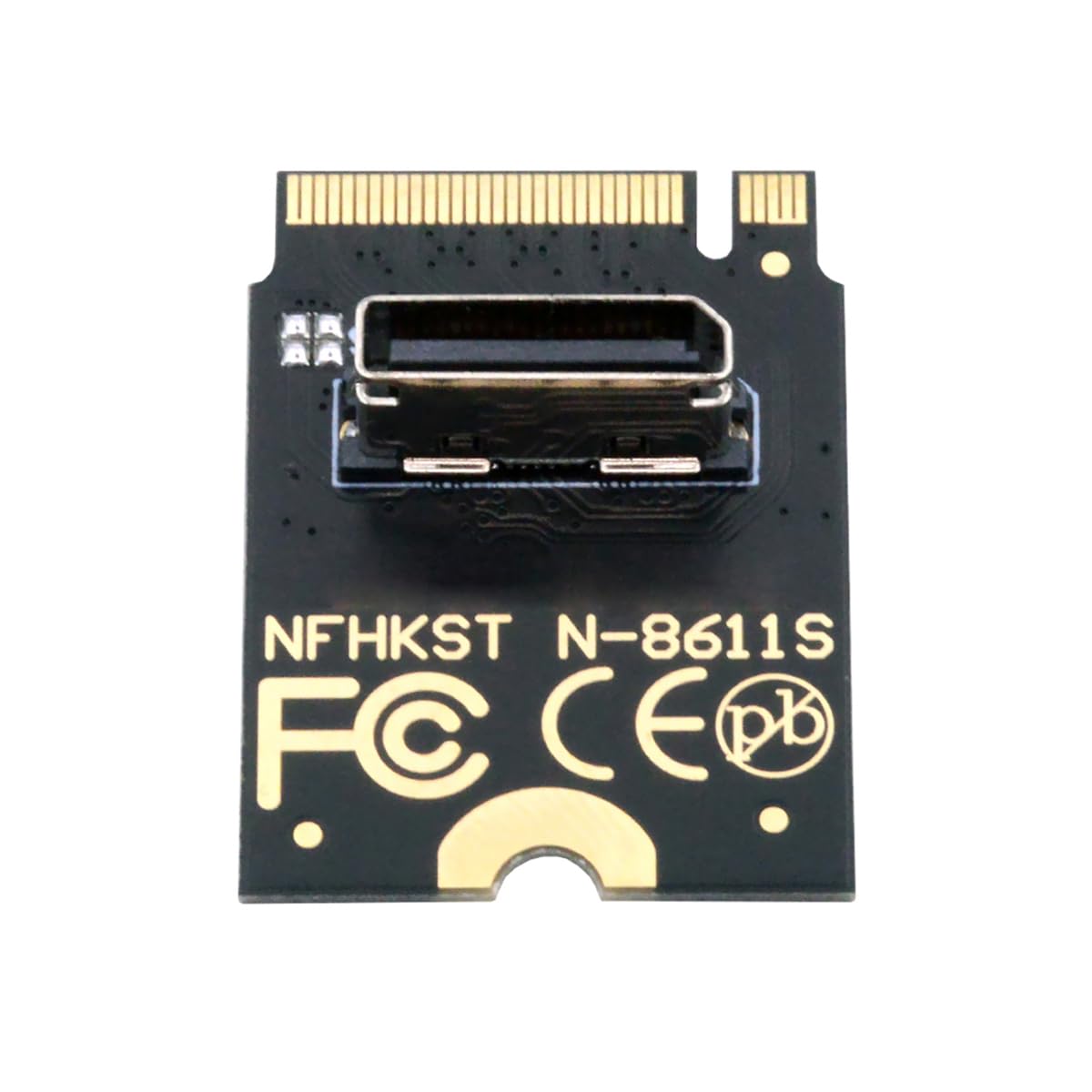 2230 PCI-E4.0 M.2 M-Key Male to Oculink SFF-8612 SFF-8611 Host Vertical Adapter for NVME U.2 SSD eGPU External Graphics Card Dock