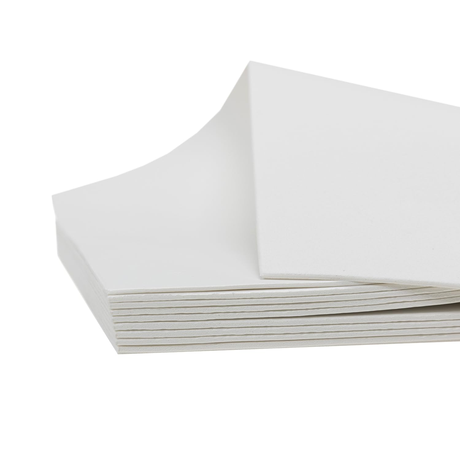 Planchas De Goma EVA - 10 Láminas 40x60cm (2mm Grosor), Blancas