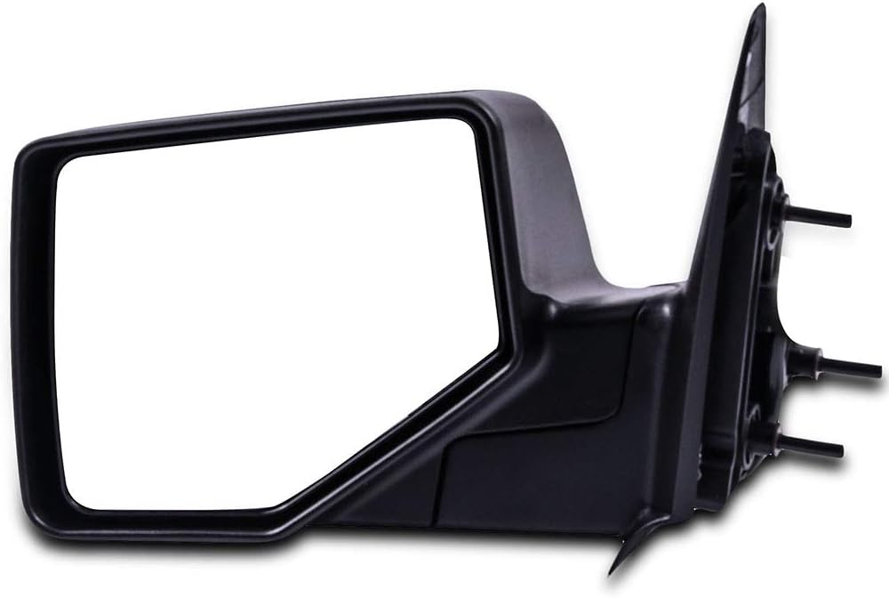 FINDAUTO Driver Side Mirror Manual Folding Non-Heated Side View Mirror Fit for 2006-2011 for for ford Ranger Outside Door Mirror Replacement Black ABS Side Mirror Fo1320283