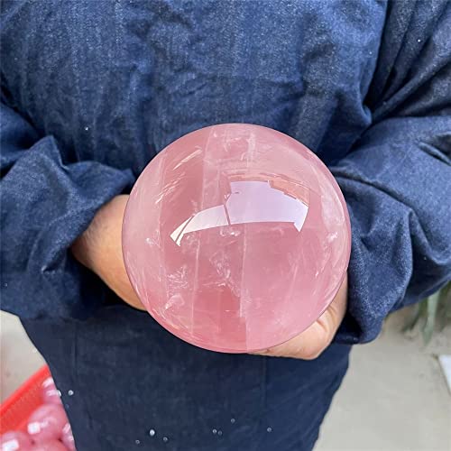 Boule de Quartz Rose 45-50mm en pierre naturelle sélectionnée d'exception - 3