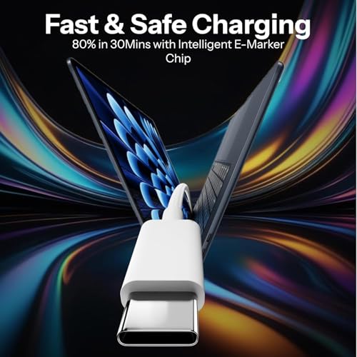 Image of Original USB-C to C Nylon Braided Cable Compatible with iPhone 16 /16 Plus /16 Pro /16 Pro Max,15 /15 Plus /15 Pro /15 Pro Max,Samsung Galaxy S24 /S23 /S22 /S21 FE