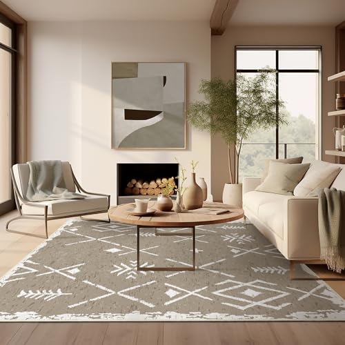 Ashler Abstract Rug, 6x9 Area Rugs, Modern Abstract Area Rug