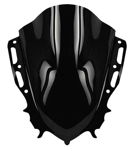Aowbikes Unbreakable Windshield Compitable for Yamaha R15 V4 (Black)