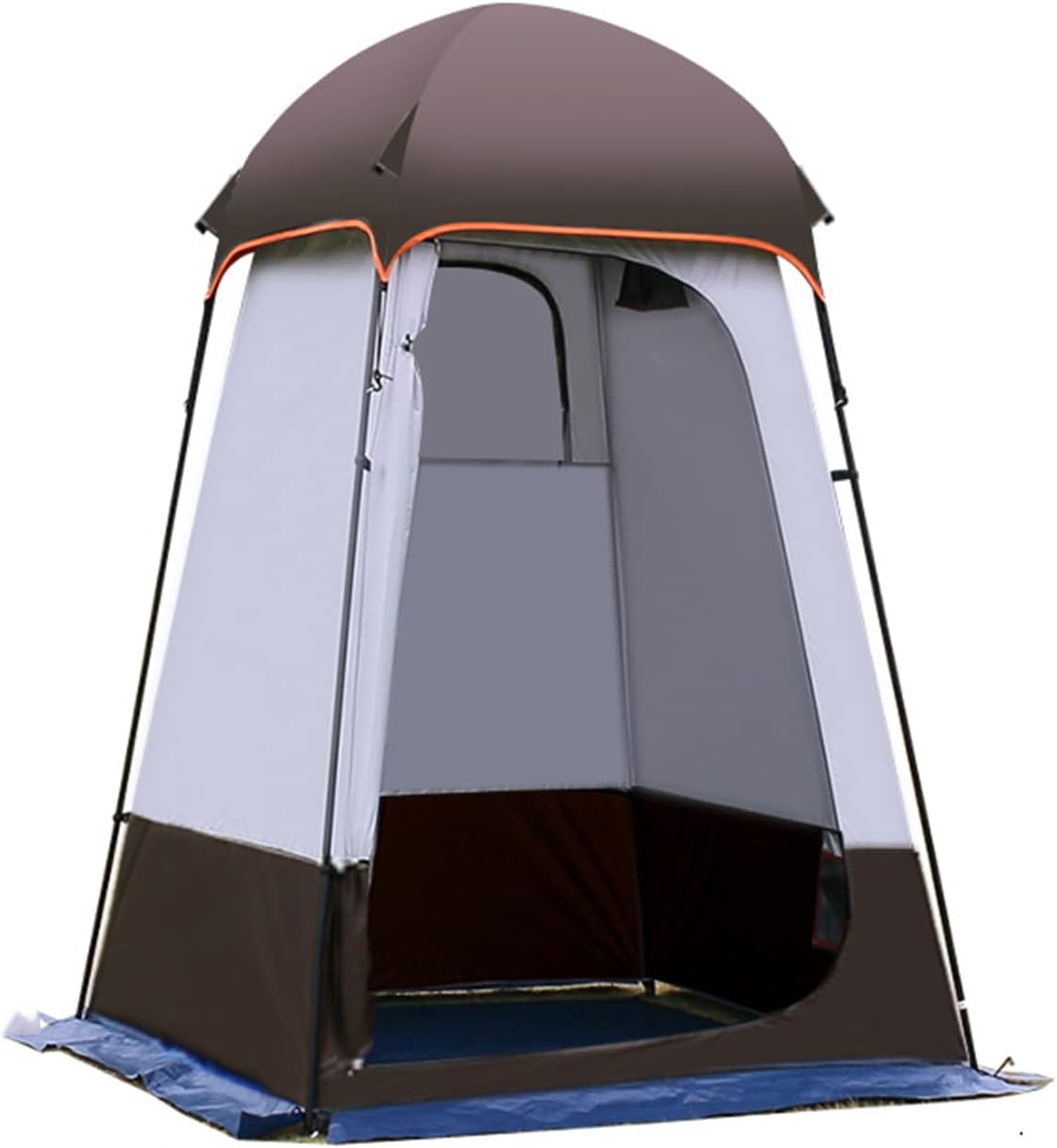 Outdoor Changing Bathing Bath Tent Rainproof Camping Beach Fishing Tent Model Changing Clothes Field Mobile Toilet Brown