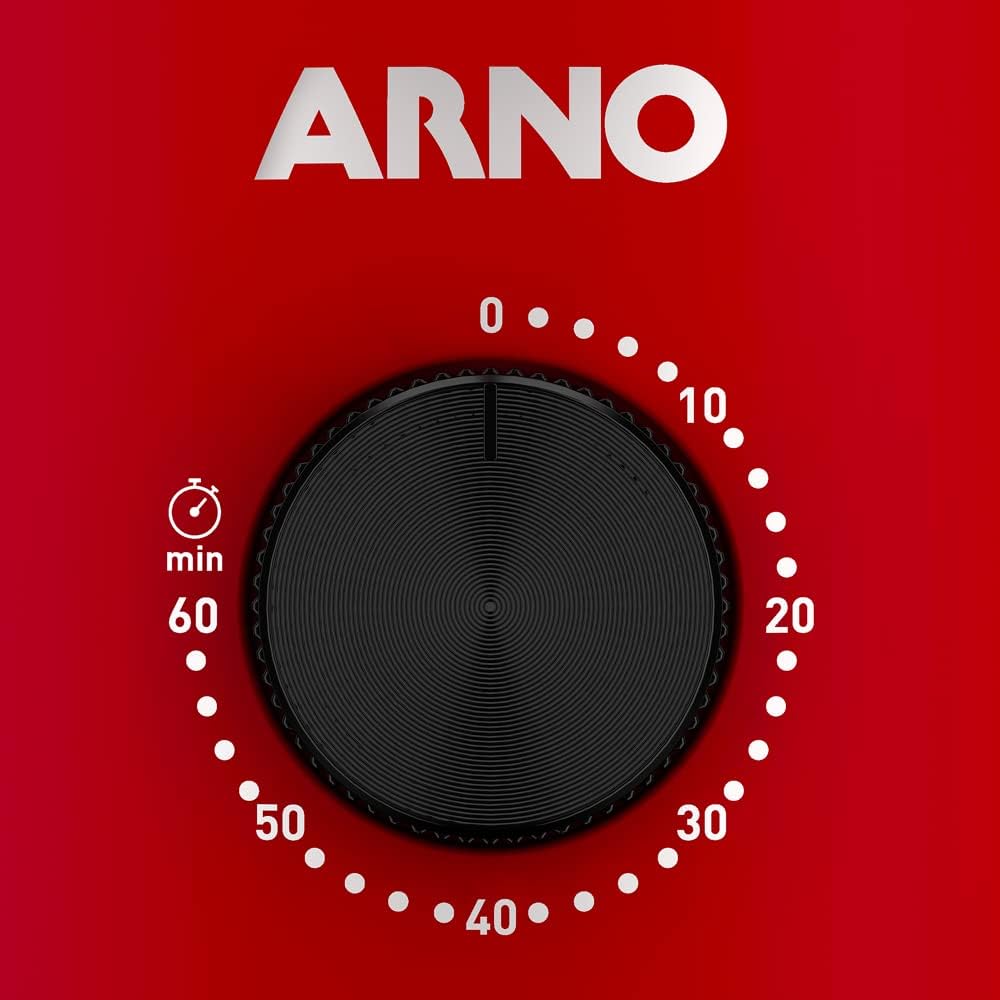 Close-up of the ARNO Airfry Ultra timer dial