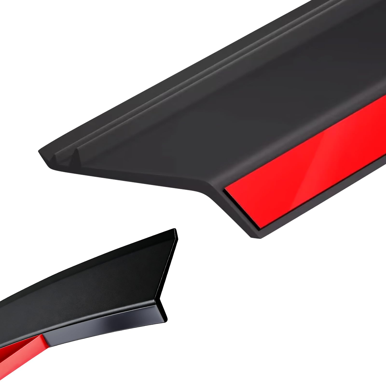3M/5M Black Door Rain Drip Edge for Windows Sill Strips Rain Deflector, Self-Adhesive Window Gap Water Barrier, Door and Window Rain Drip Guard, Weather Resistance for Indoor Outdoor (5.5cm,3M)