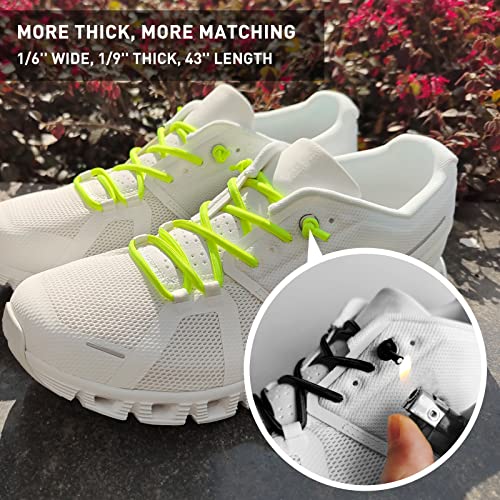 Image of 3 Pairs Elastic No Tie Shoe Laces, Stretch Bungee Laces