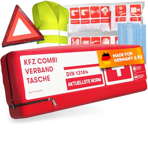 PURAHELP KFZ Kombitasche Verbandskasten Set