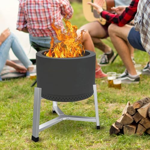 Support de feu de camp en acier inoxydable à haute résistance