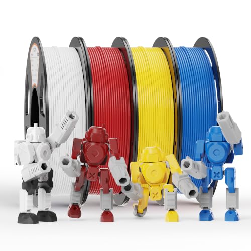Image of YOOPAI PLA+ Filament 1.75mm, 250g Starter Color Bundle, 4 Rolls