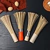 SHOWERORO Pot Brush 2pcs Set with Long Wooden Handle, Fine Wire and Angled Bristle Kitchen Cleaning Brushes for Wok, Pan, and Household Cookware Maintenance #4