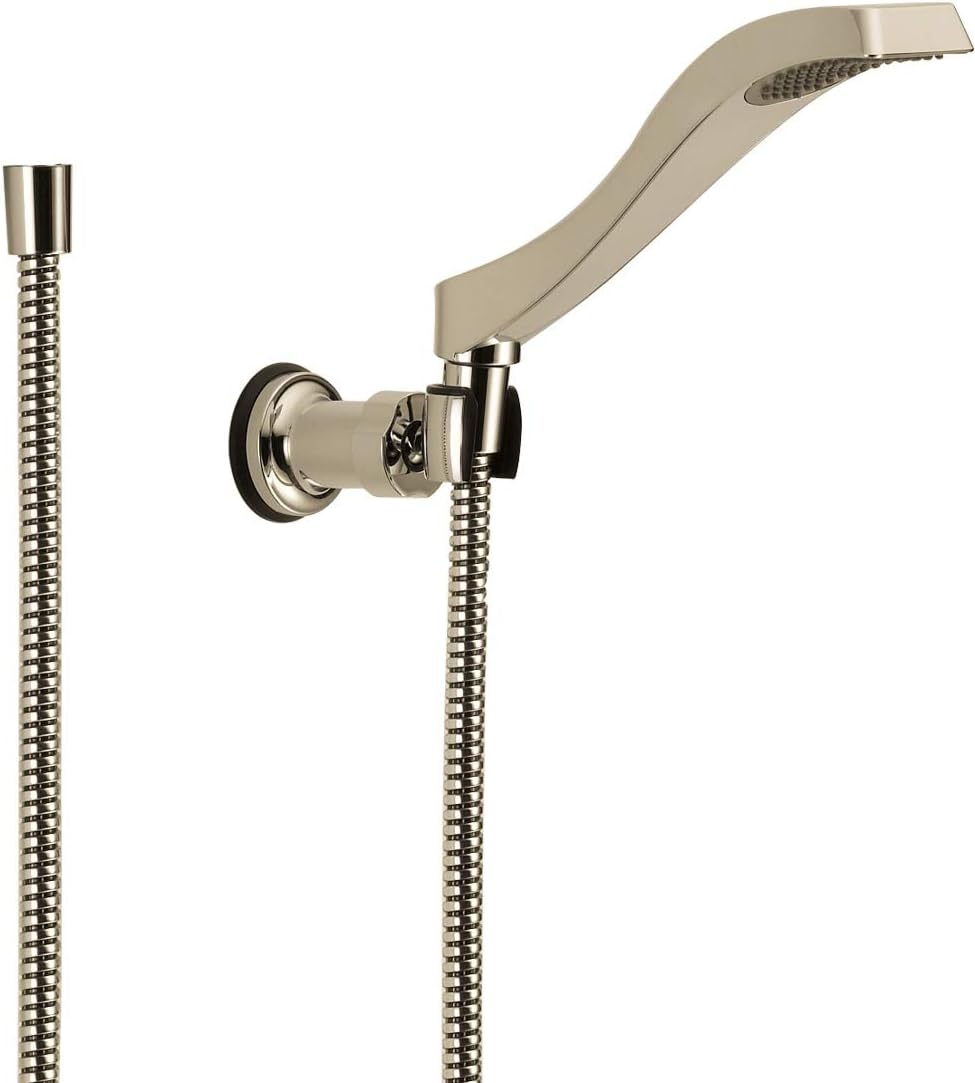 Delta Faucet 55051-PN Dryden Wall Mount Handshower, Polished Nickel, 3.00 x 5.25 x 1.50 inches
