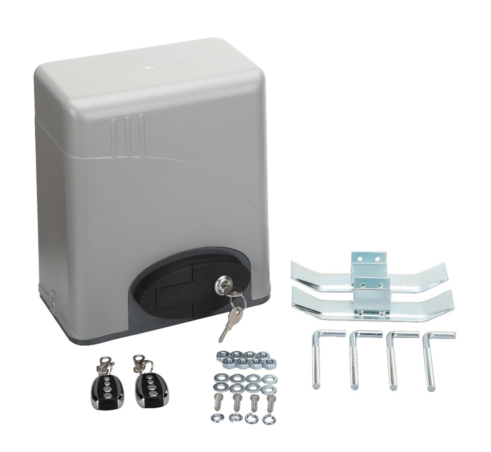 Rsgxlfqzvak 110V With Gsm Automatic Gate Opener, 240V Automatic Electric Sliding Gate Opener For 600Kgs Door Weight Compatible With Gsm Opener(Gsm Optional)(110V With Gsm)