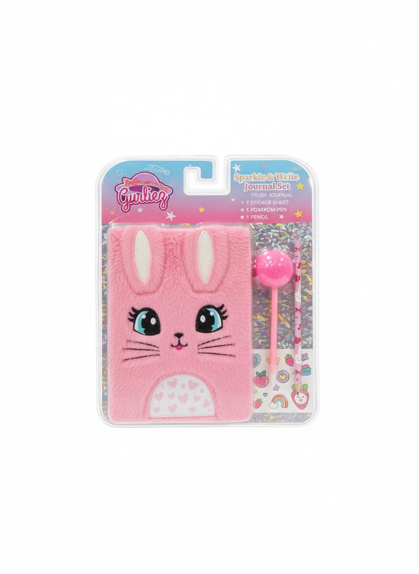  twinkle stardust スター Sうさぎ セット STRIDERS Gurliez Sparkle & Write Bunny Plush Journal Set with Pen