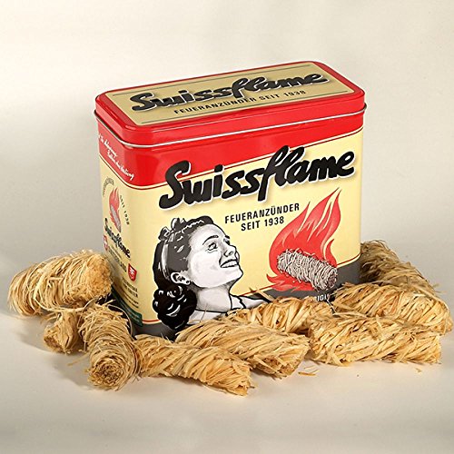Preisvergleich Produktbild Amafino Swissflame Nostalgiedose gefüllt mit Anzünder