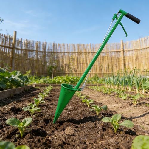 Herramienta trasplantadora para plantas multifuncional miniatura 1